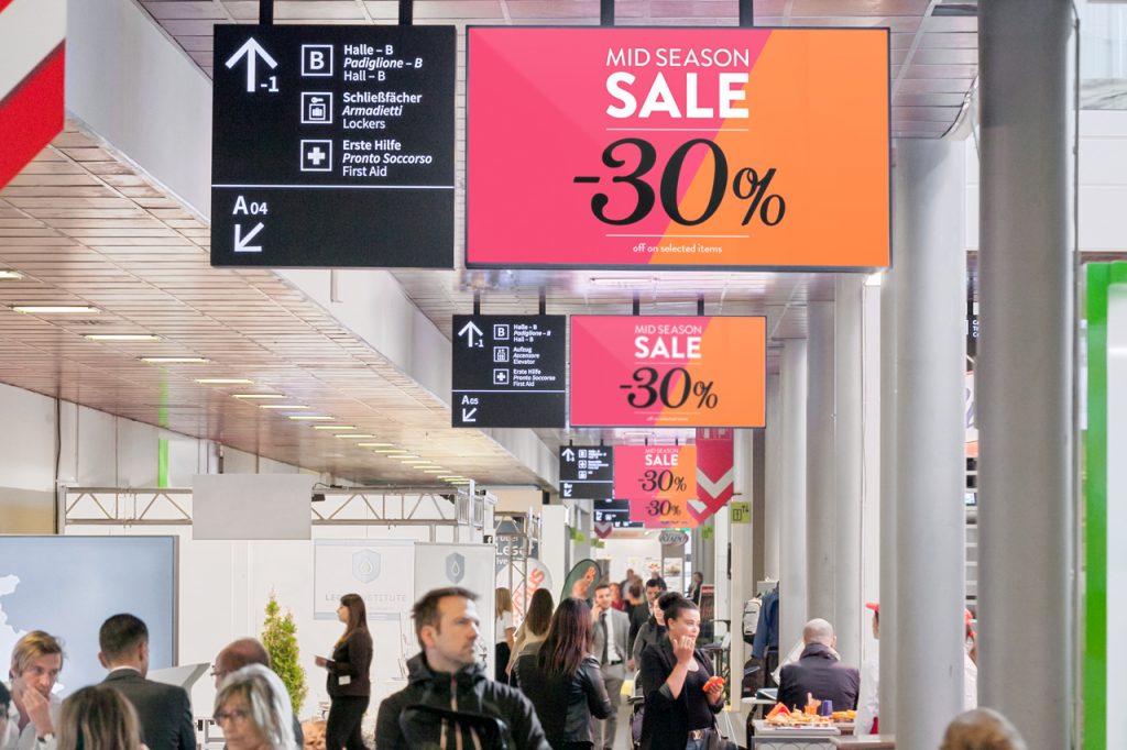 Digital Signage-Fiera Bolzano